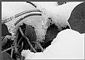 Picture Title - snow patterns in b/w