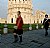 Tourists in Pisa