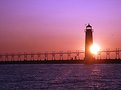 Picture Title - Grand Haven Purple Sunset