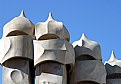 Picture Title - Gaudi statues on Casa Milla
