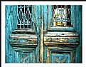Picture Title - old blue door....