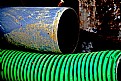 Picture Title - Green & Blue Pipes
