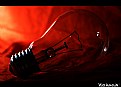 Picture Title - bulb on fire