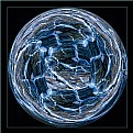 Picture Title - Blue Rock Abstract Ball
