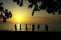 Picture Title - Players on the beach ( Negril -Jamaica )