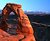 Delicate Arch, LaSal Mountains in background