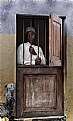 Picture Title - Boy in window, Stone Town