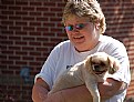 Picture Title - Woman and Dog..