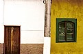 Picture Title - Door, Pole and Window with Reflexes