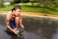 Picture Title - Rain Skateboarding