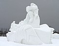 Picture Title - Snow Sculpture at the Entrance