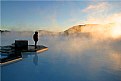 Picture Title - man at the blue lagoon