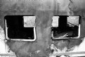 Picture Title - burned train, windows