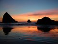 Picture Title - sunset at cannon beach II