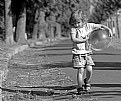 Picture Title - Little girl with ball