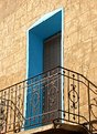 Picture Title - Blue on balcony