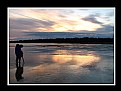 Picture Title - Ann at Singing Sands Sunset