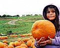 Picture Title - Hannah & a Pumpkin