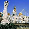 Picture Title - statue and fountain