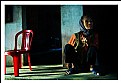 Picture Title - Old woman and red chair