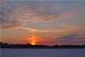 Picture Title - Sun Rises on the Frozen Lake