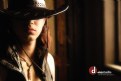 Picture Title - Cowgirl's Hat, Lips and Neckless
