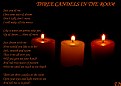 Picture Title - three candels in the room