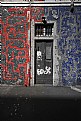 Picture Title - door in red and blue