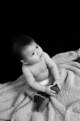 Picture Title - Baby in Black and White