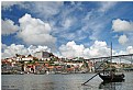 Picture Title - Porto cityscape with clouds.
