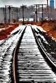 Picture Title - Snowy Train Tracks