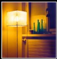 Picture Title - Corner with light and vases