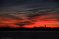 Picture Title - church on a red sky