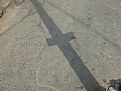 Picture Title - shadow of cross in street