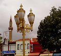 Picture Title - Minaret and Street lamp