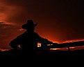 Picture Title - Silhouette of a Cowboy