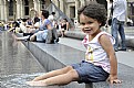 Picture Title - my doughter having rest at Louvre Museum 