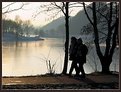 Picture Title - Walking around a frozen lake