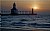 Light House at Sunset Saint Joseph Michigan