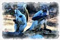 Picture Title - Blue Monkeys