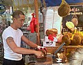 Picture Title - Durian  seller,  NY