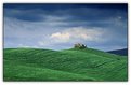 Picture Title - Hills, clouds and a old house