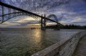 Picture Title - Sunset under the Bridge