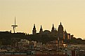 Picture Title - Montjuic from Barcelo Raval Hotel