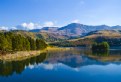 Picture Title - Drakensberg mountains reflected on lake