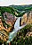 Lower Falls and the Grand Canyon of the Yellowstone National Park