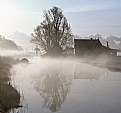 House ,bridge and boat