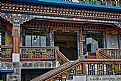Picture Title - Stairway leading up to the library at Rumtek Monastery, Sikkim