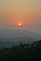 Picture Title - Sunset on the Mountain Range