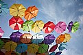 Picture Title - Flying Umbrellas